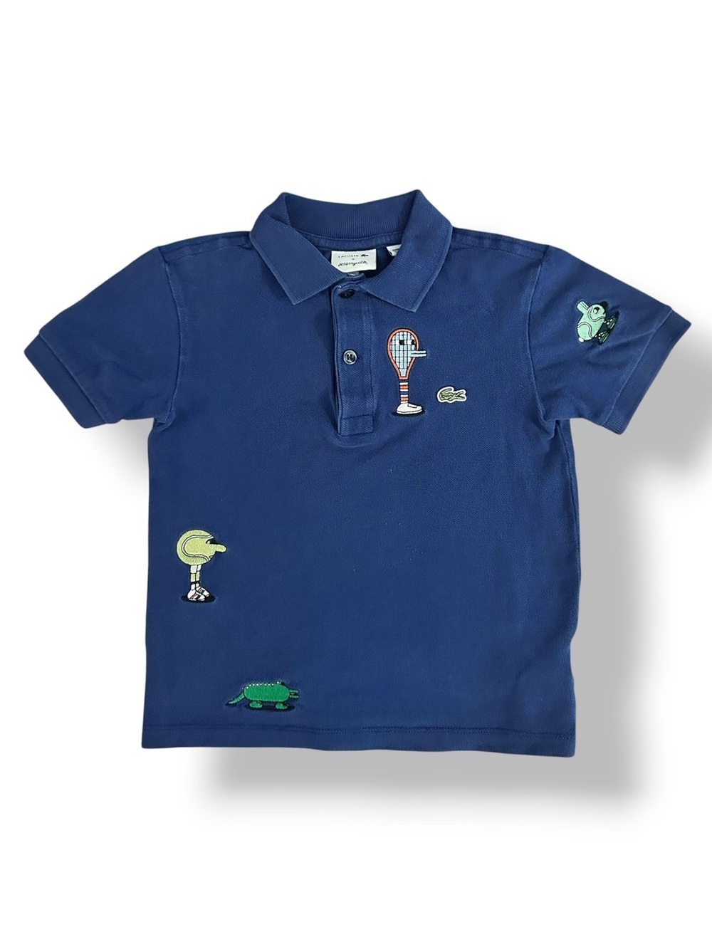 Lacoste x Jeremyville | Embroidered Tennis Polo (6 yrs)
